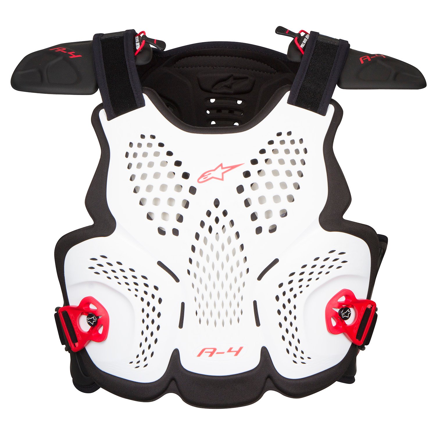 Alpinestars Chest Protector A-4 White/Black/Red