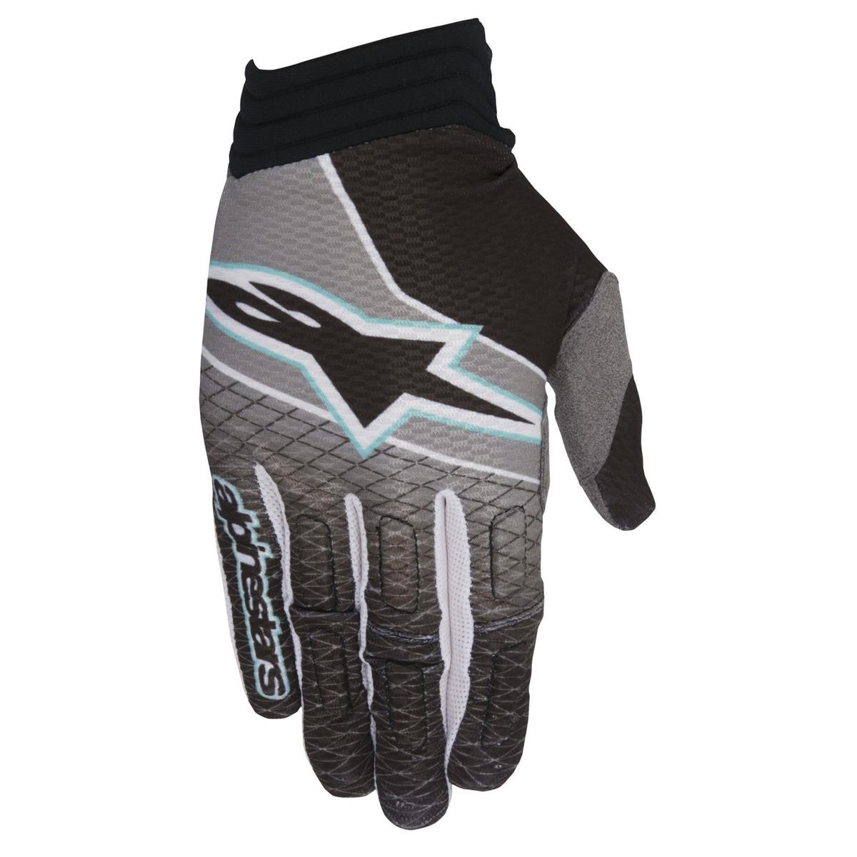 Alpinestars Gloves Aviator Black/Dark Gray/Teal