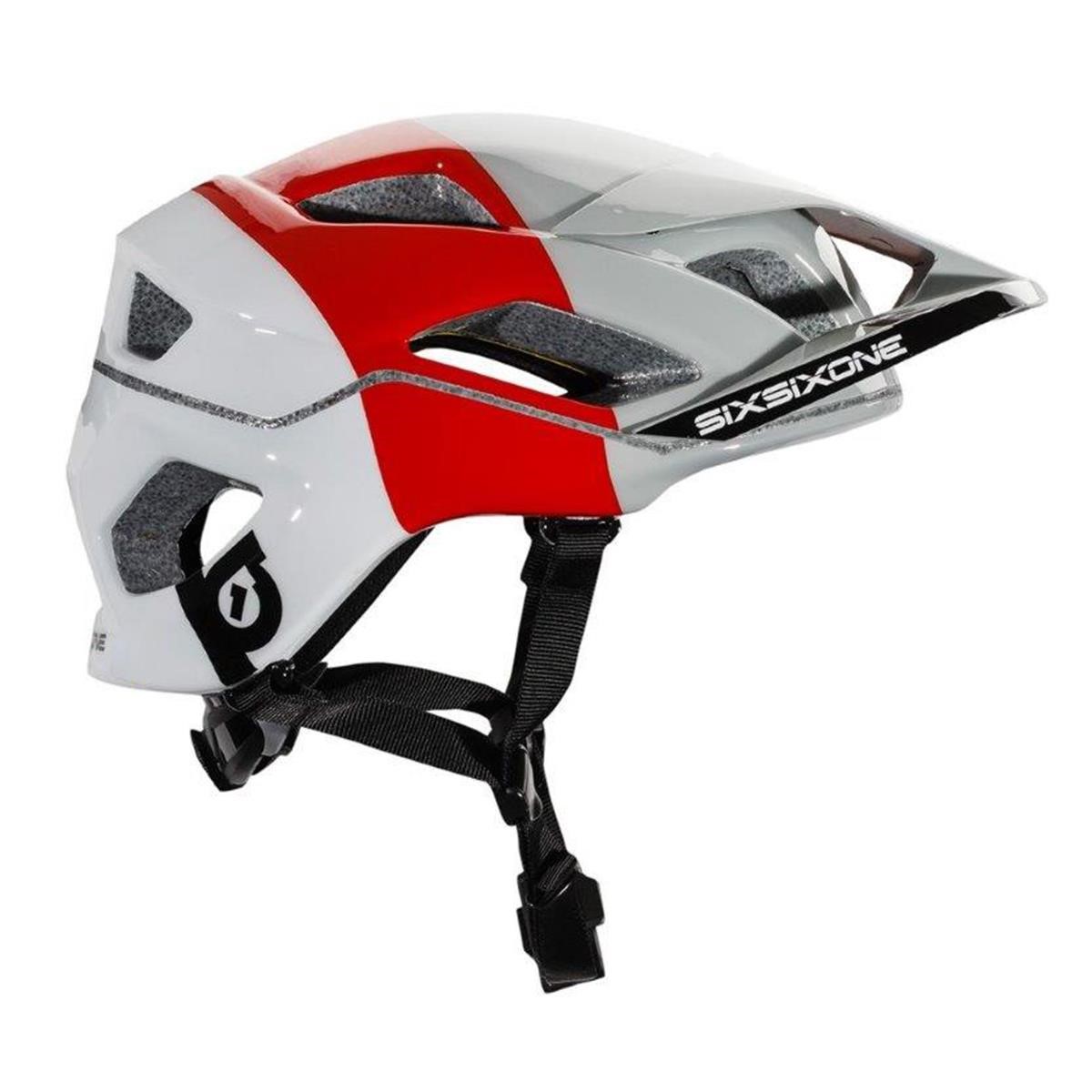 SixSixOne Enduro-MTB Helmet Evo AM White/Red