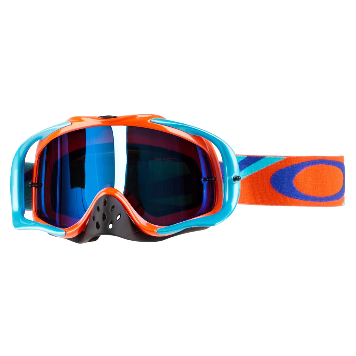 Oakley Goggle Crowbar MX Heritage Racer Orange - Ice Iridium Anti-Fog