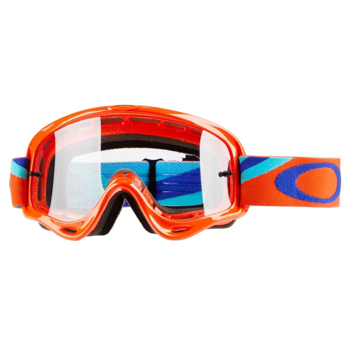 Oakley Kids Crossbrille XS O Frame Heritage Racer Orange - Klar Anti-Fog