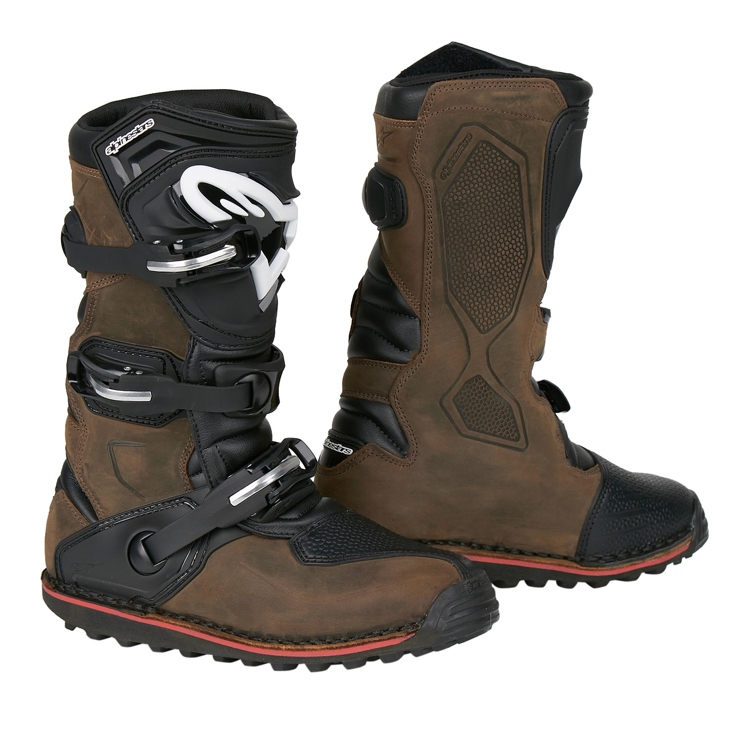Alpinestars MX Boots Tech-T Brown Oiled