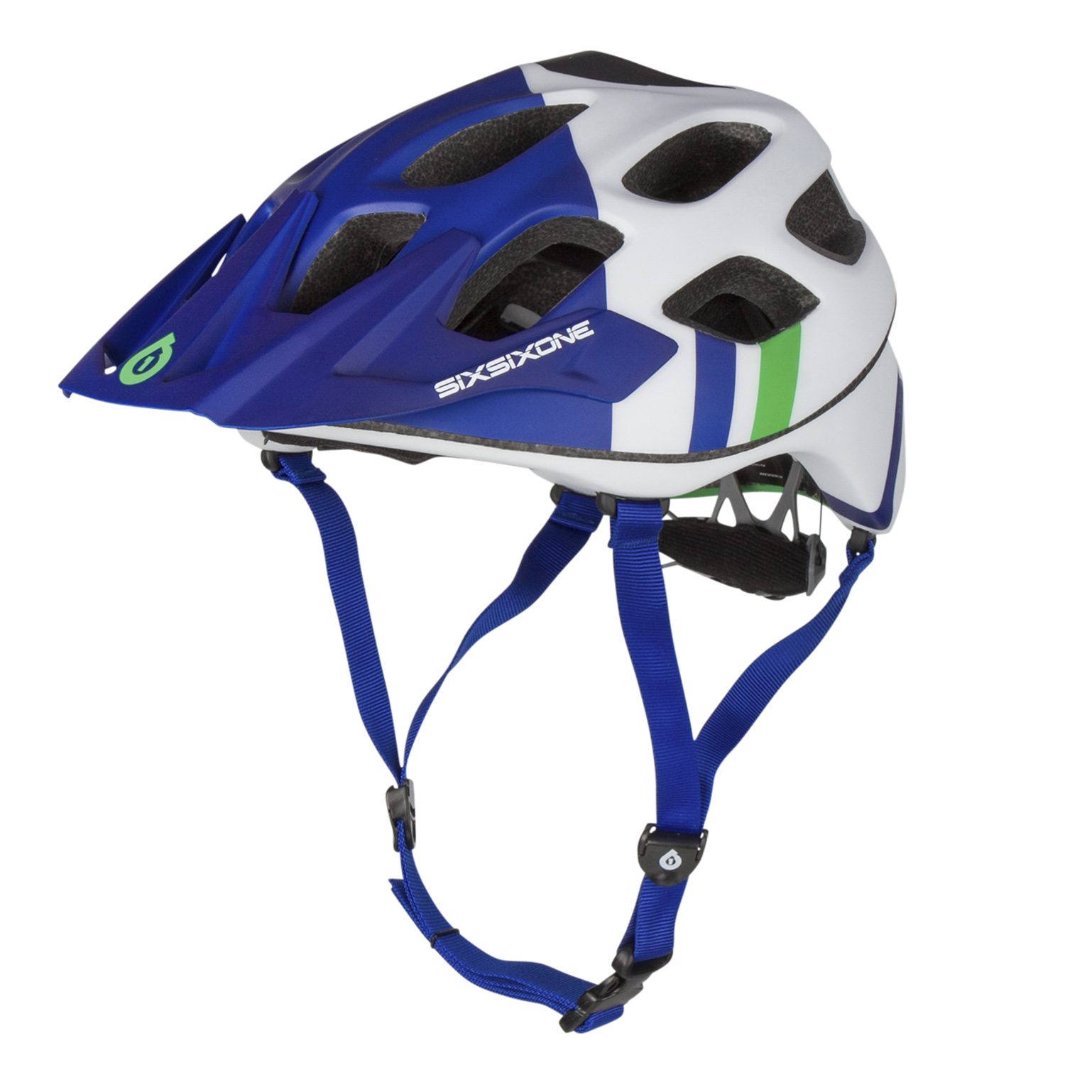 SixSixOne Trail-MTB Helm Recon Blau/Grün