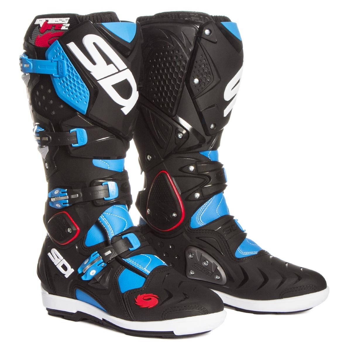Sidi MX Boots Crossfire 2 SRS Light Blue/Black