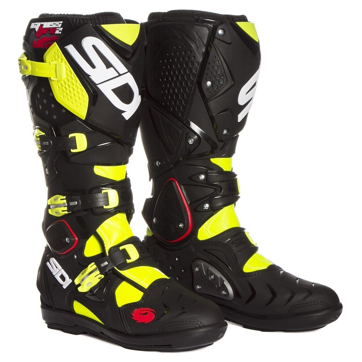 Sidi MX Boots Crossfire 2 SRS Yellow Fluo/Black