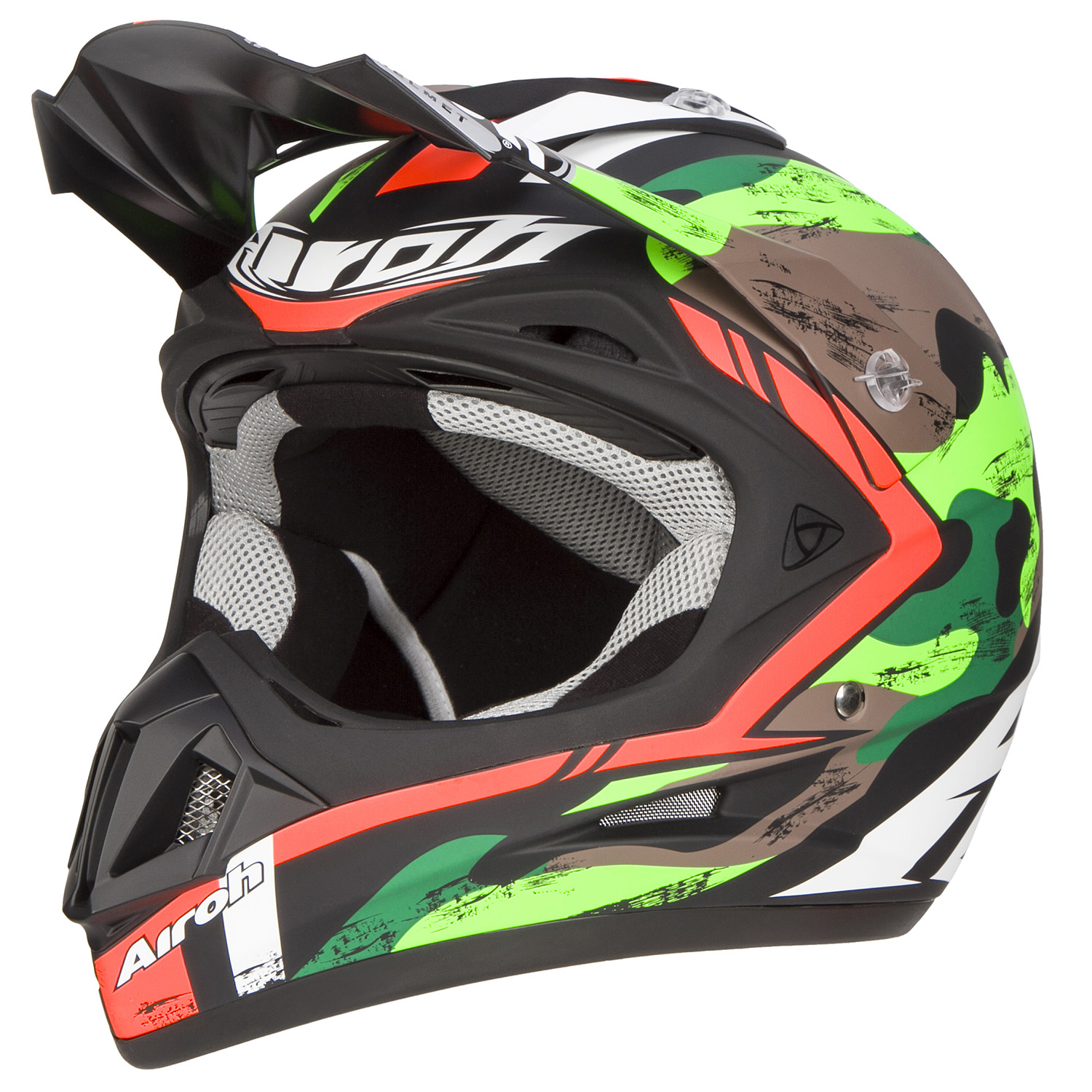 Airoh MX Helmet Jumper Warrior - Green Matt