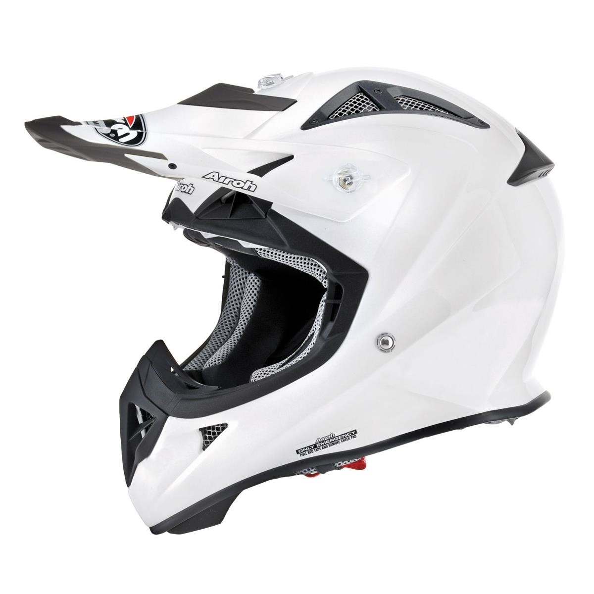 Airoh Kids MX Helmet Aviator J. White Gloss