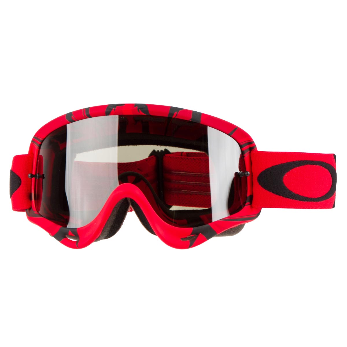 Oakley Goggle O Frame MX Intimidator Red/Black - Dark Grey Anti-Fog