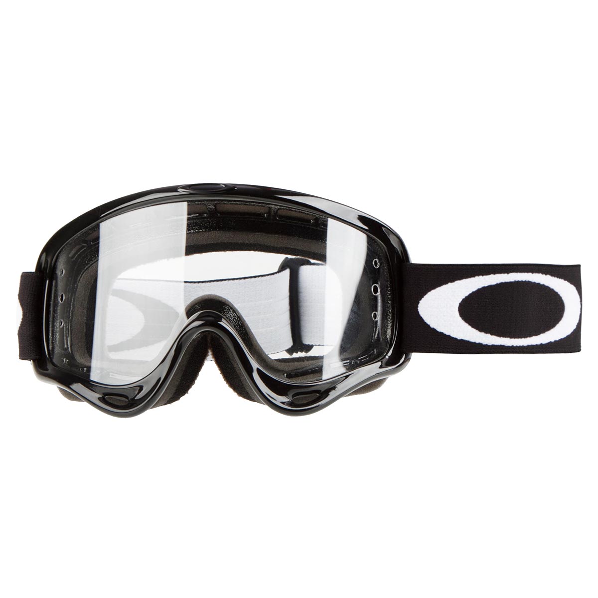Oakley Crossbrille O Frame MX Jet Black - Klar Anti-Fog