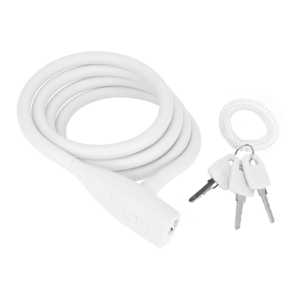 Knog Cable Lock Party Coil White