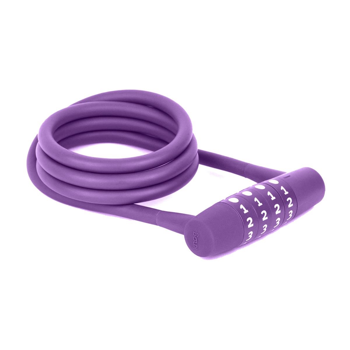 Knog Cable Lock Twisted Combo Grape