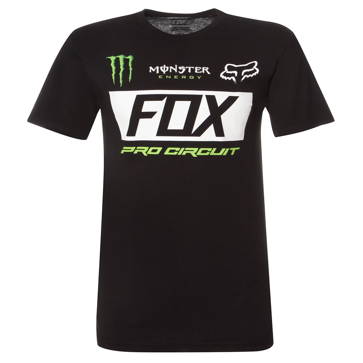 Fox T-Shirt Pro Circuit Monster Paddock Collection Black