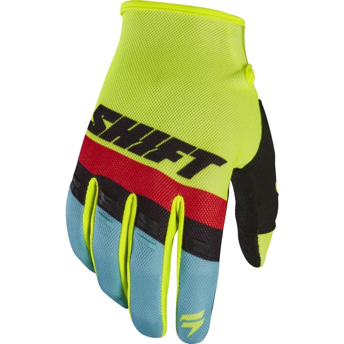 Shift Gloves Whit3 Air Flo Yellow - Tarmac