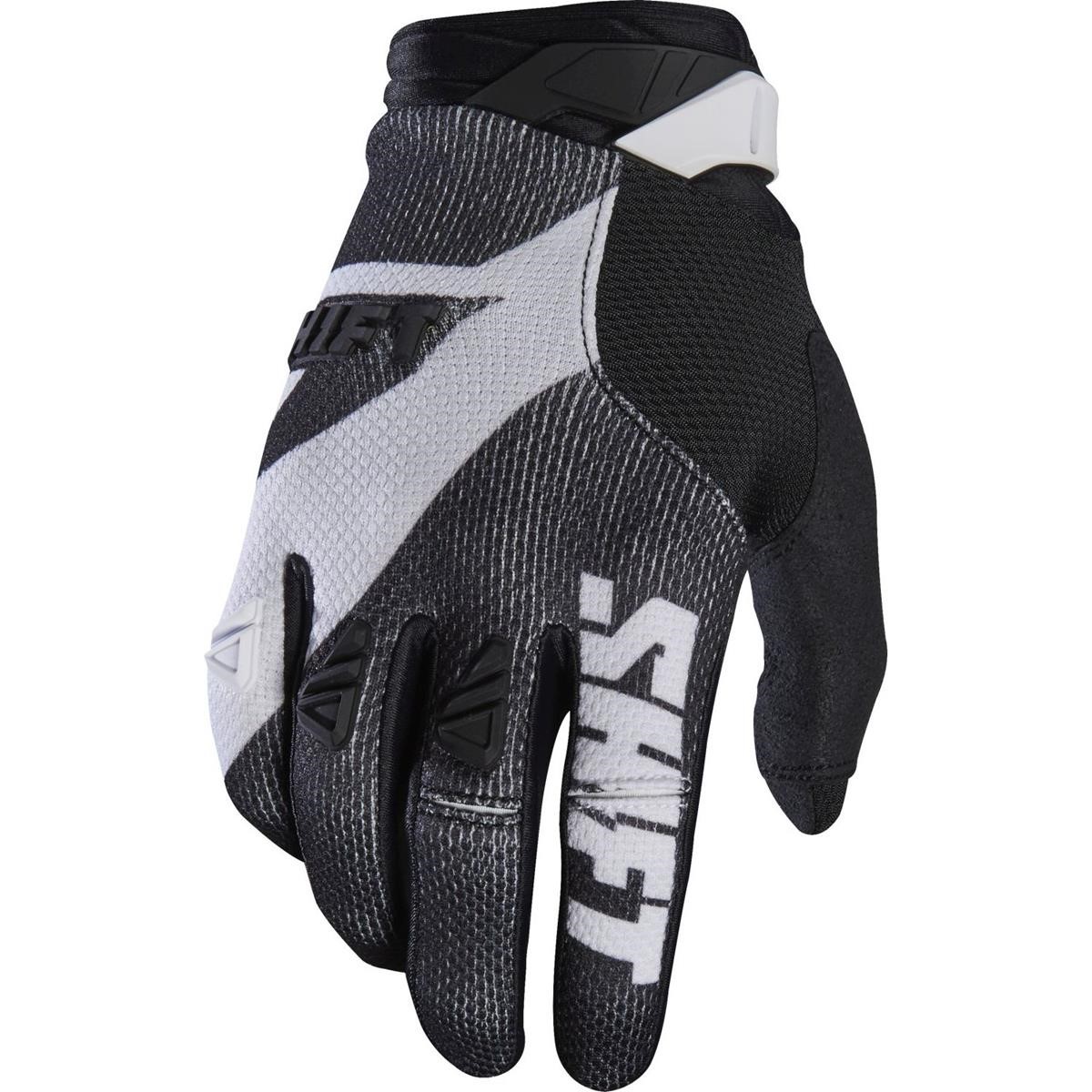 Shift Gloves 3lack Pro Black/White- Mainline