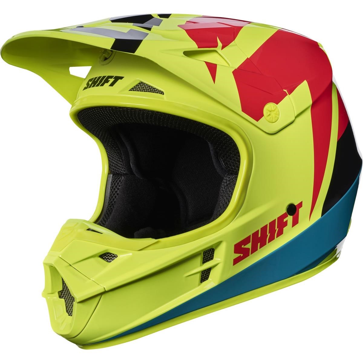 Shift Helmet Whit3 Flo Yellow - Tarmac