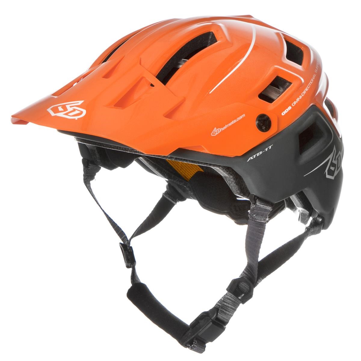 6D Enduro MTB Helmet ATB-1T Neon Orange/Grey Matte