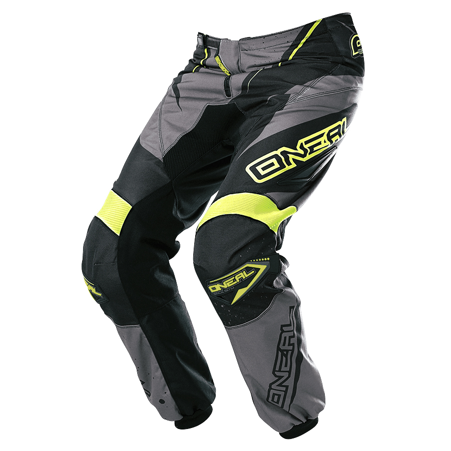 O'Neal MX Pants Element Racewear Black/Grey/Hi-Viz Yellow