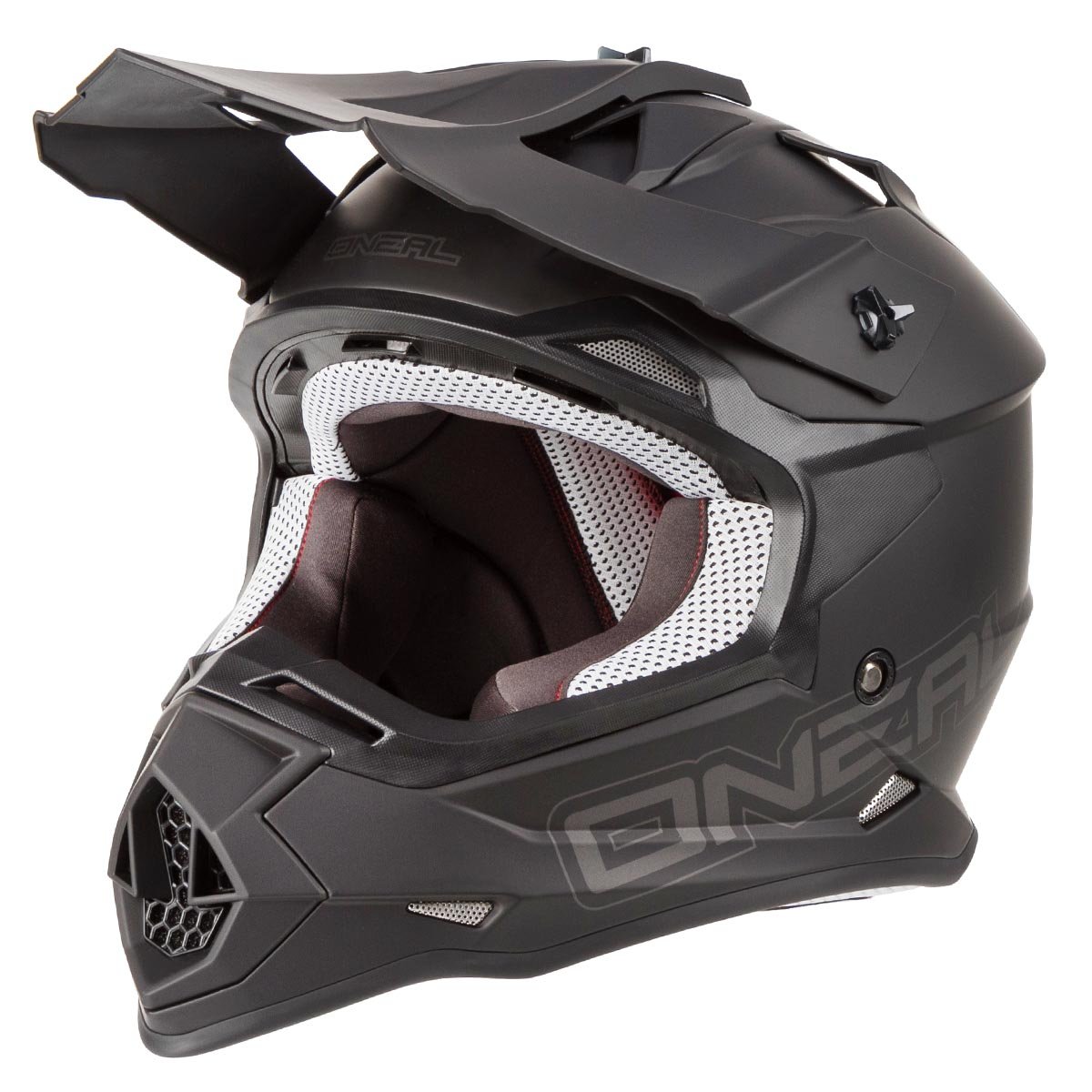 Motocross Helmet Adults O'NEAL 2 SERIES 2020 Enduro Bike Dirt Mx Race Flat Black 