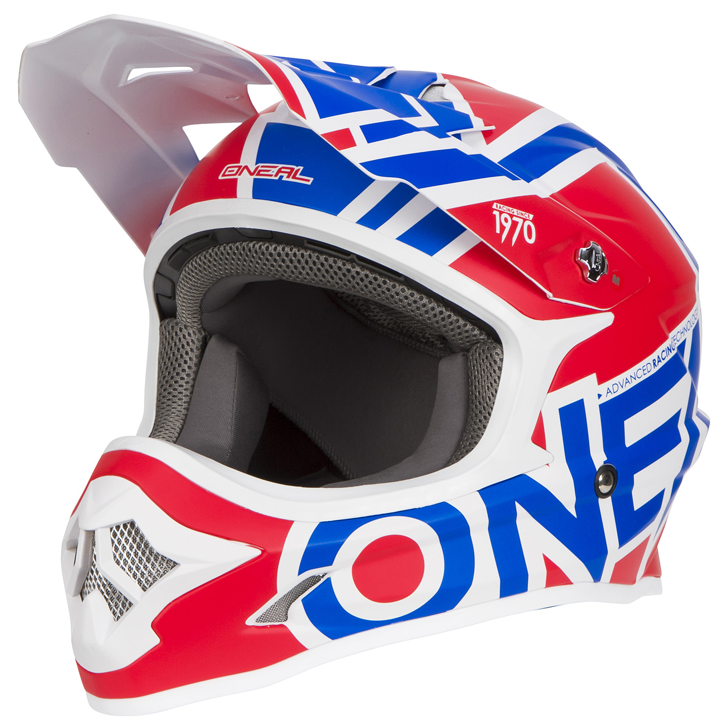 O'Neal Helmet 3Series Radium Red/Blue/White