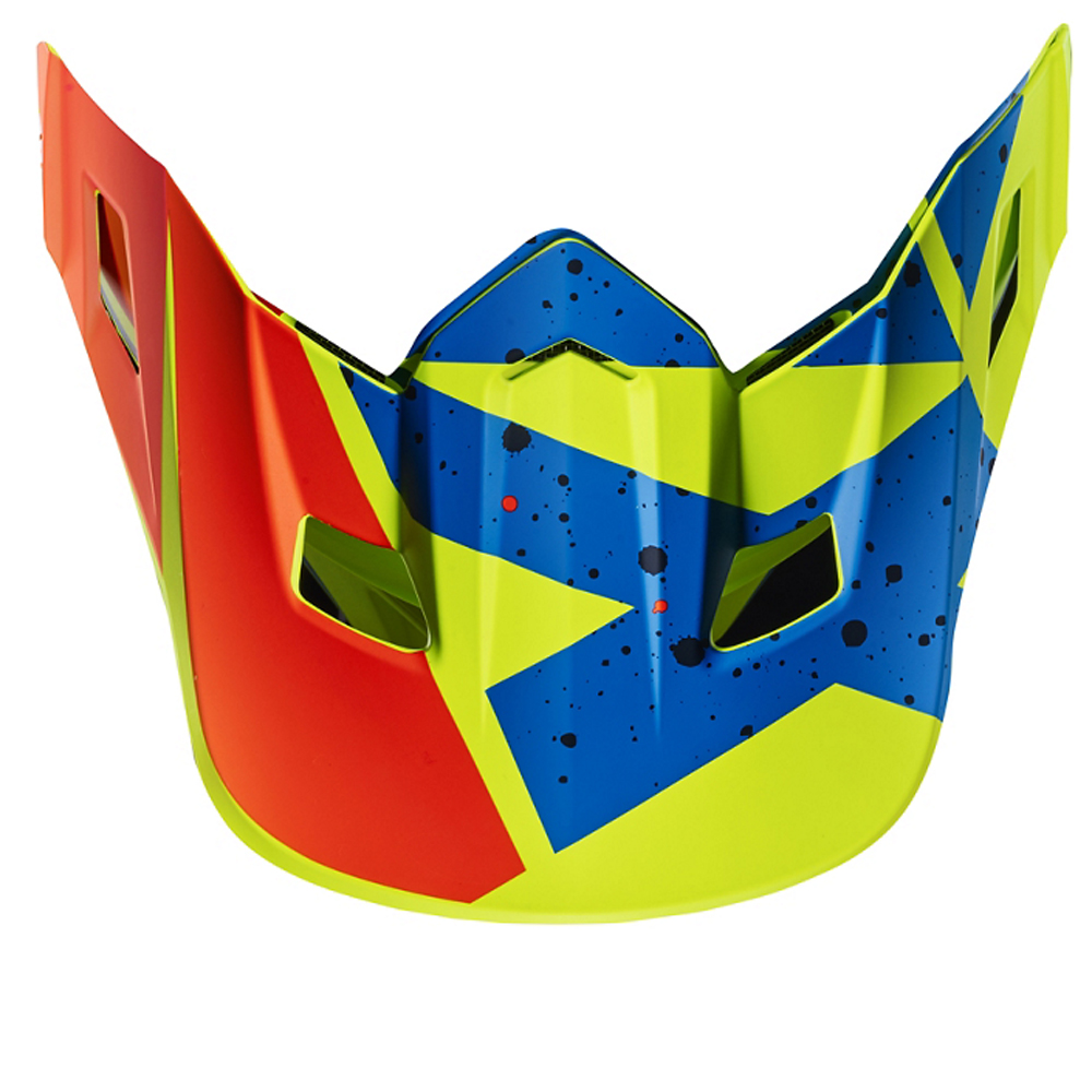 Fox Helmet Visor V2 Nirv Yellow/Blue