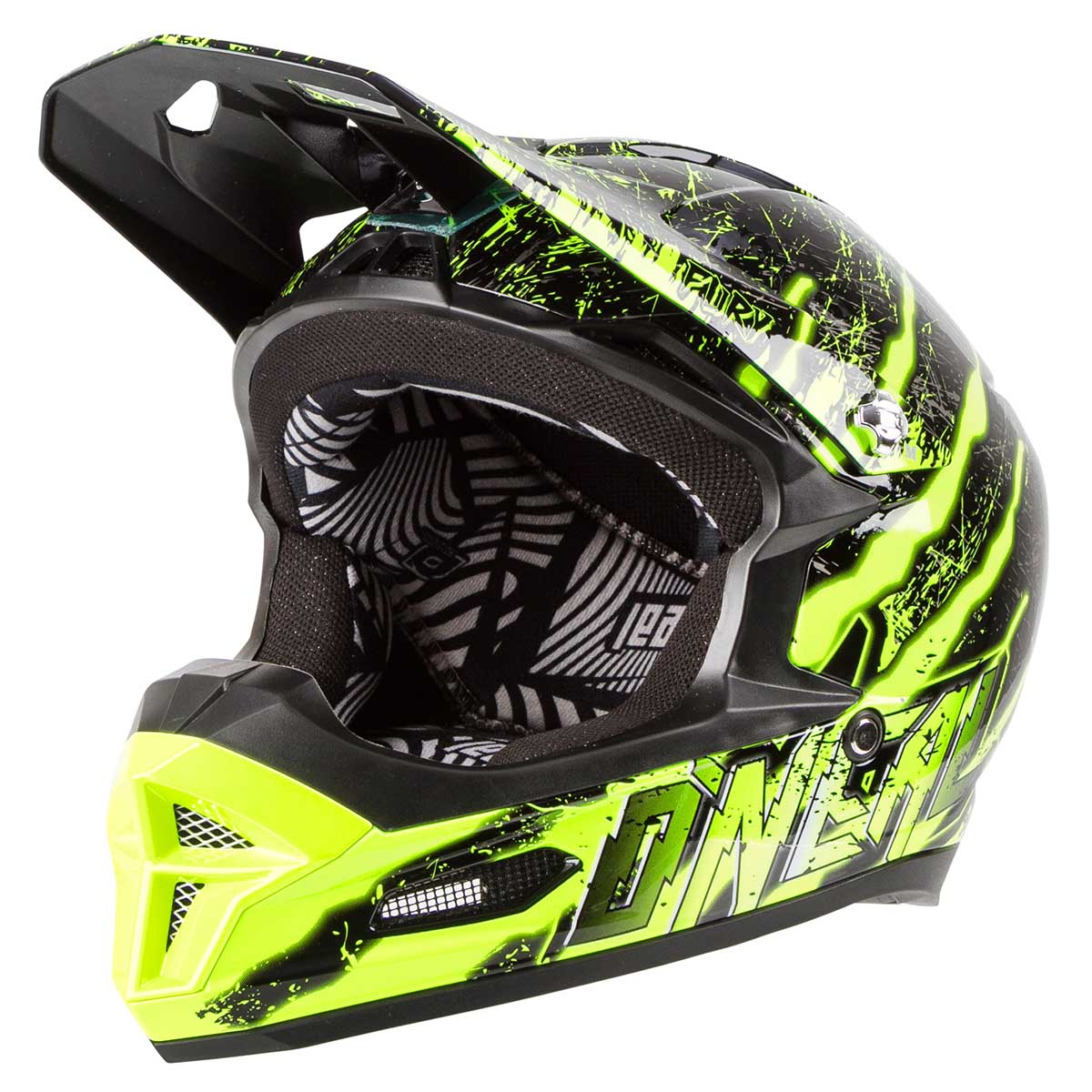 O'Neal Downhill MTB Helmet Fury RL Mercury - Black/Hi-Viz