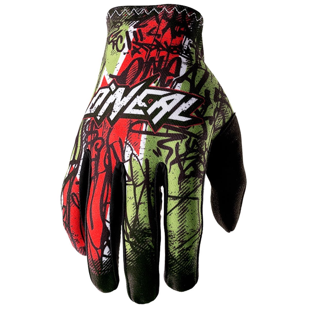 O'Neal Gloves Matrix Vandal Green/Red