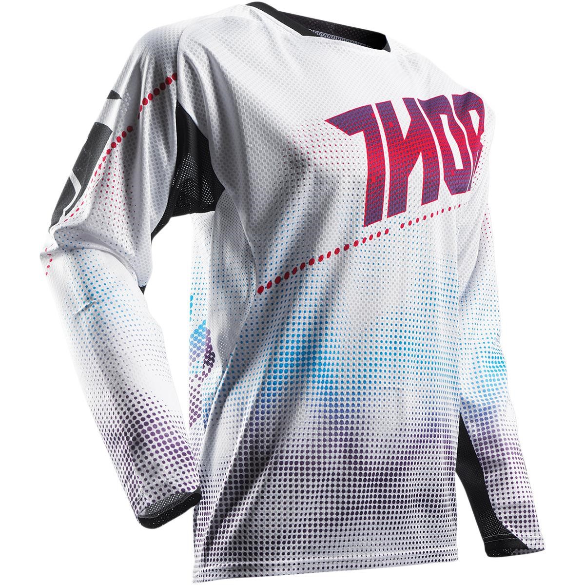 Thor Maillot MX Fuse Air White/Red