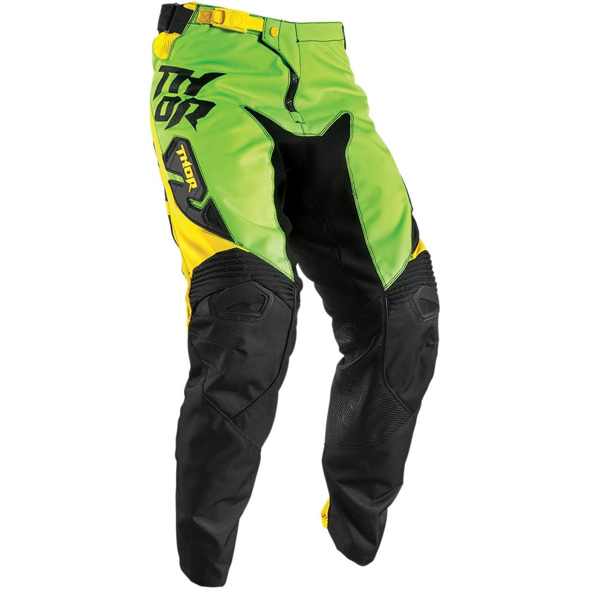 Thor MX Pants Fuse Dazz Flo Green/Yellow