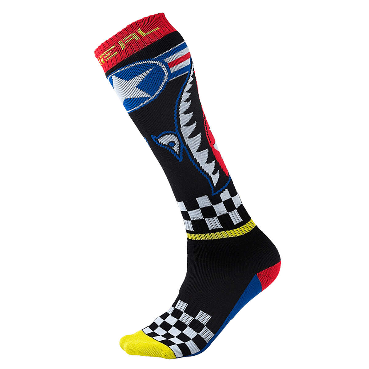 O'Neal Chaussettes Pro MX Wingman - Black/Blue/Red/Yellow