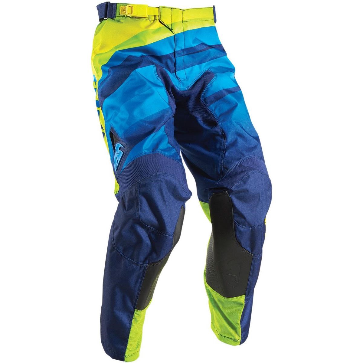 Thor MX Pants Pulse Velow Navy/Lime