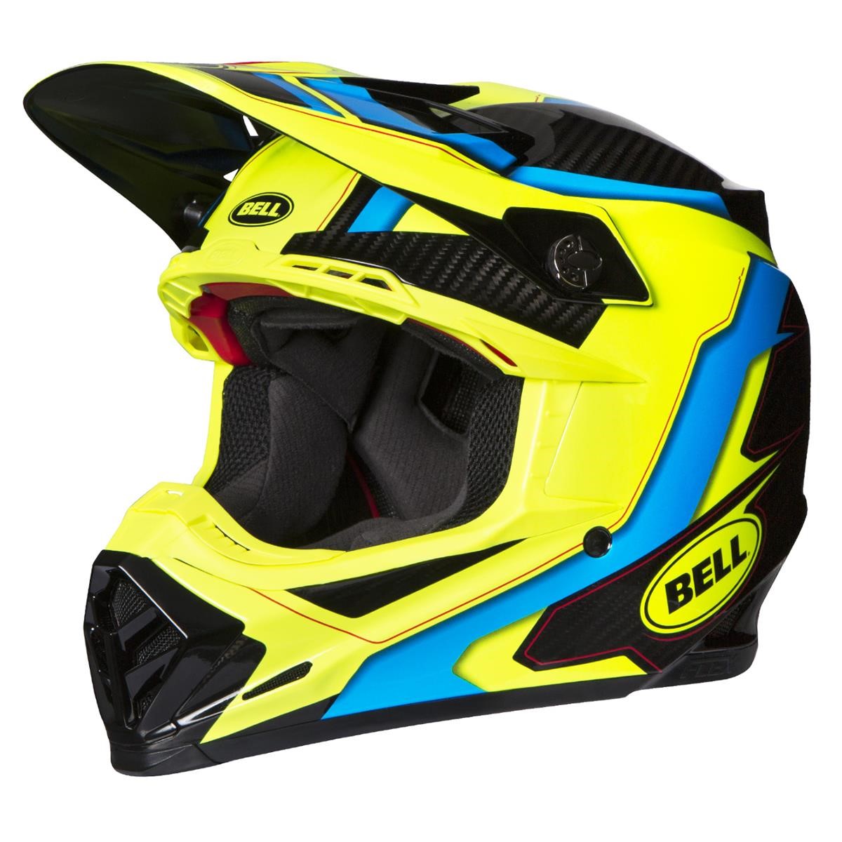 Bell Helmet Moto-9 Carbon Flex Factory - Black/Yellow - Limitied Edition
