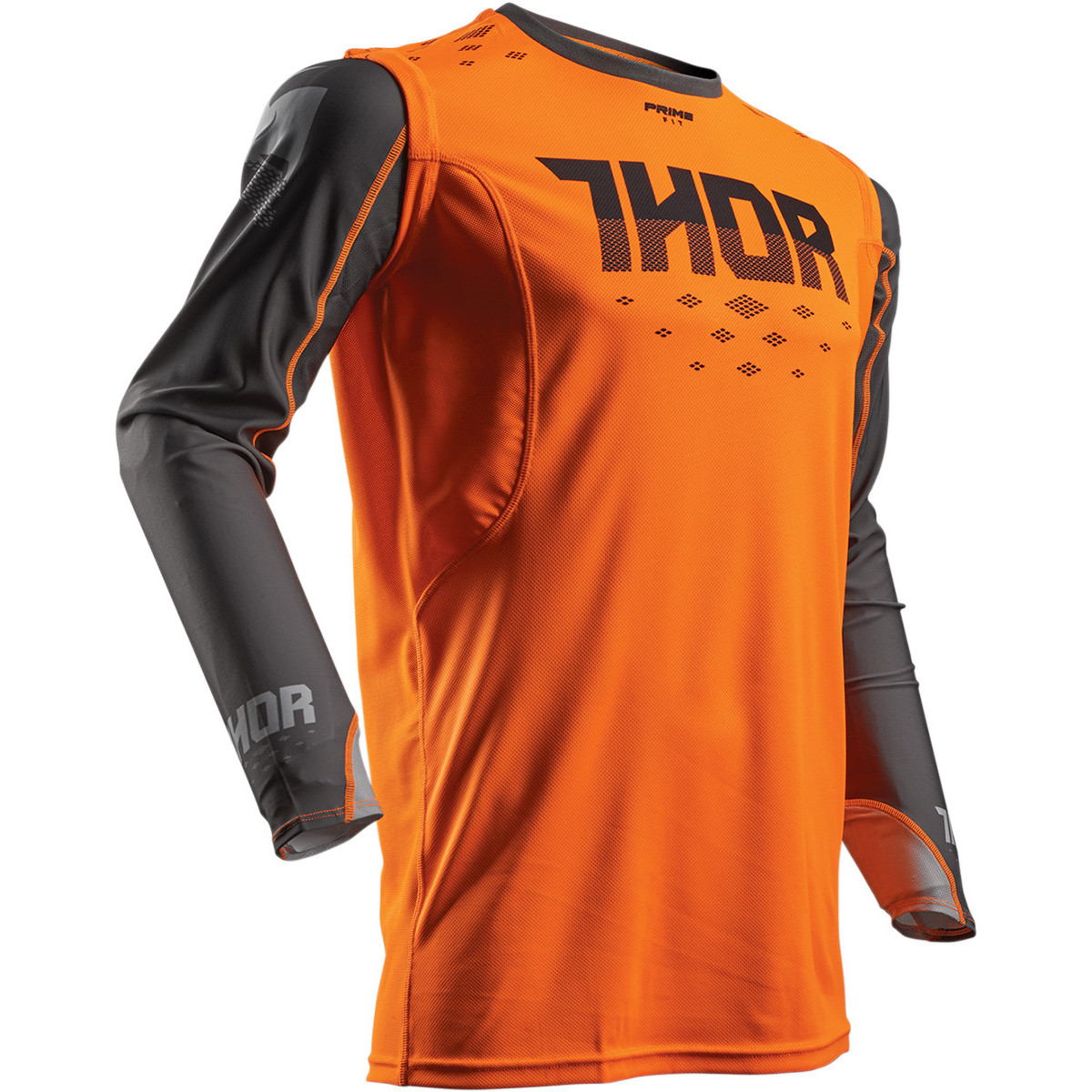 Thor Maglia MX Prime Fit Rohl Orange/Grey