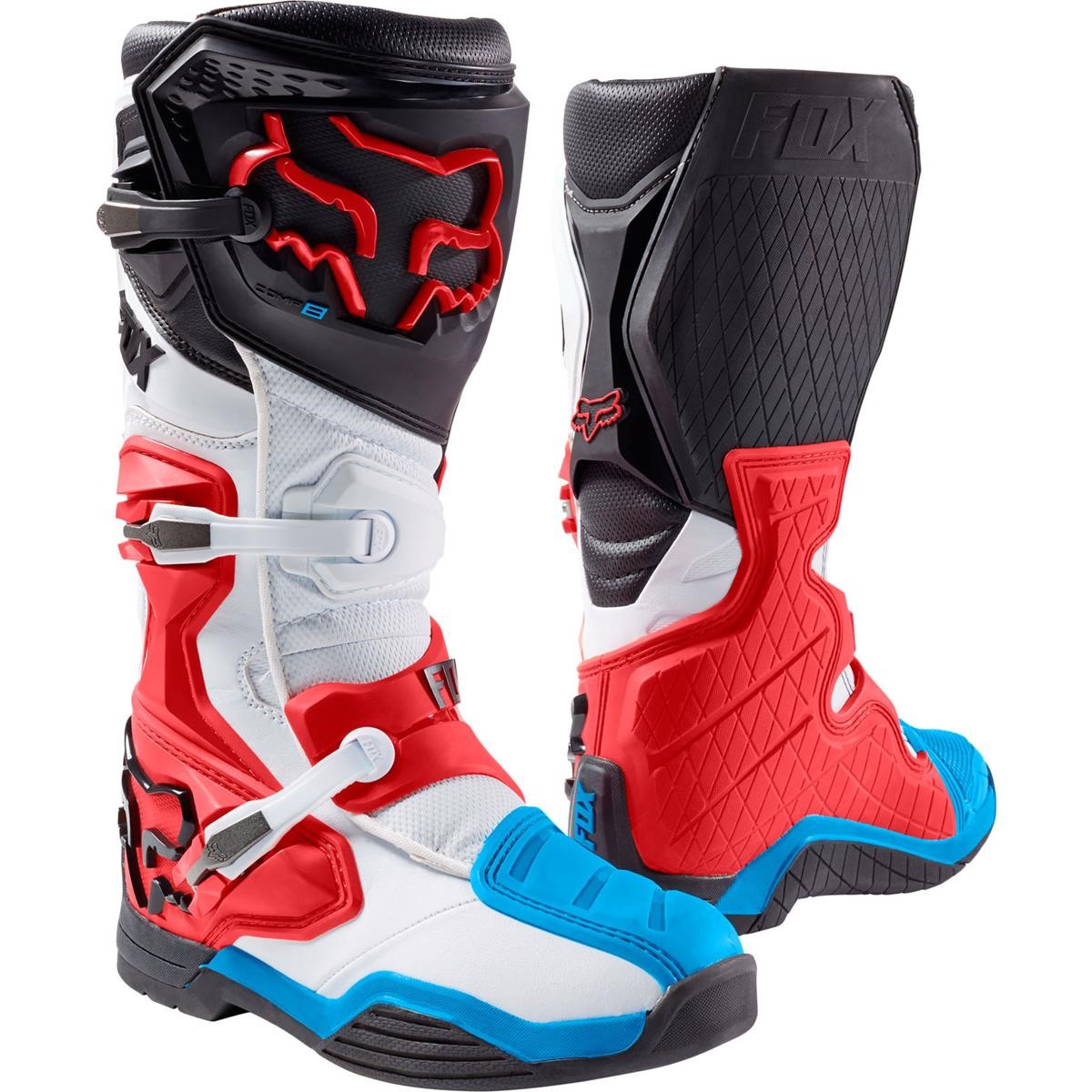 Fox MX Boots Comp 8 Red/White