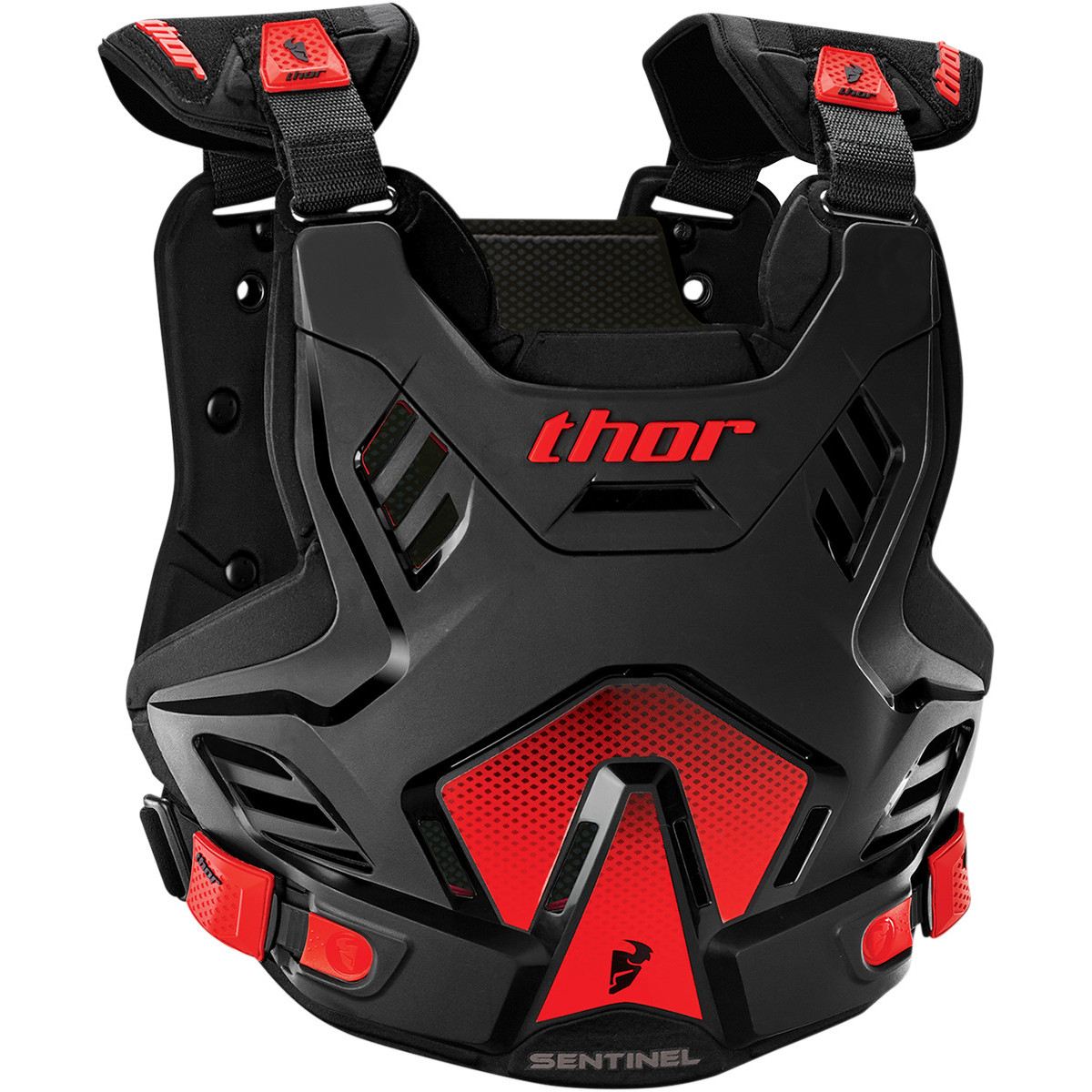 Thor Chest Protector Sentinel GP Black/Red - M/L