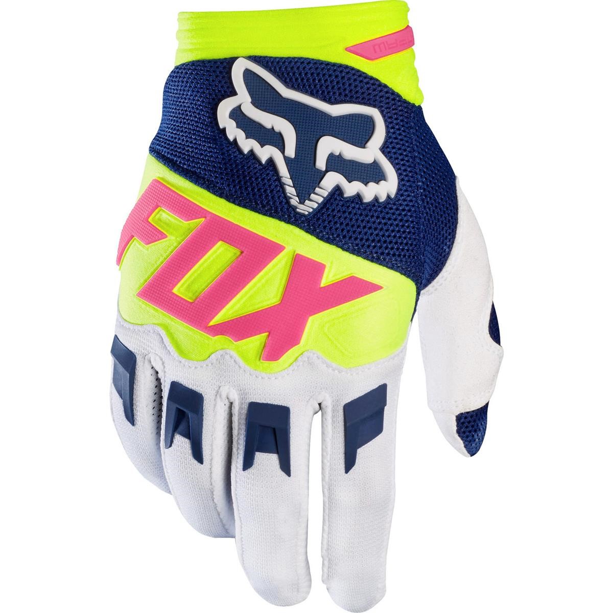 Fox Gloves Dirtpaw Race Navy/White