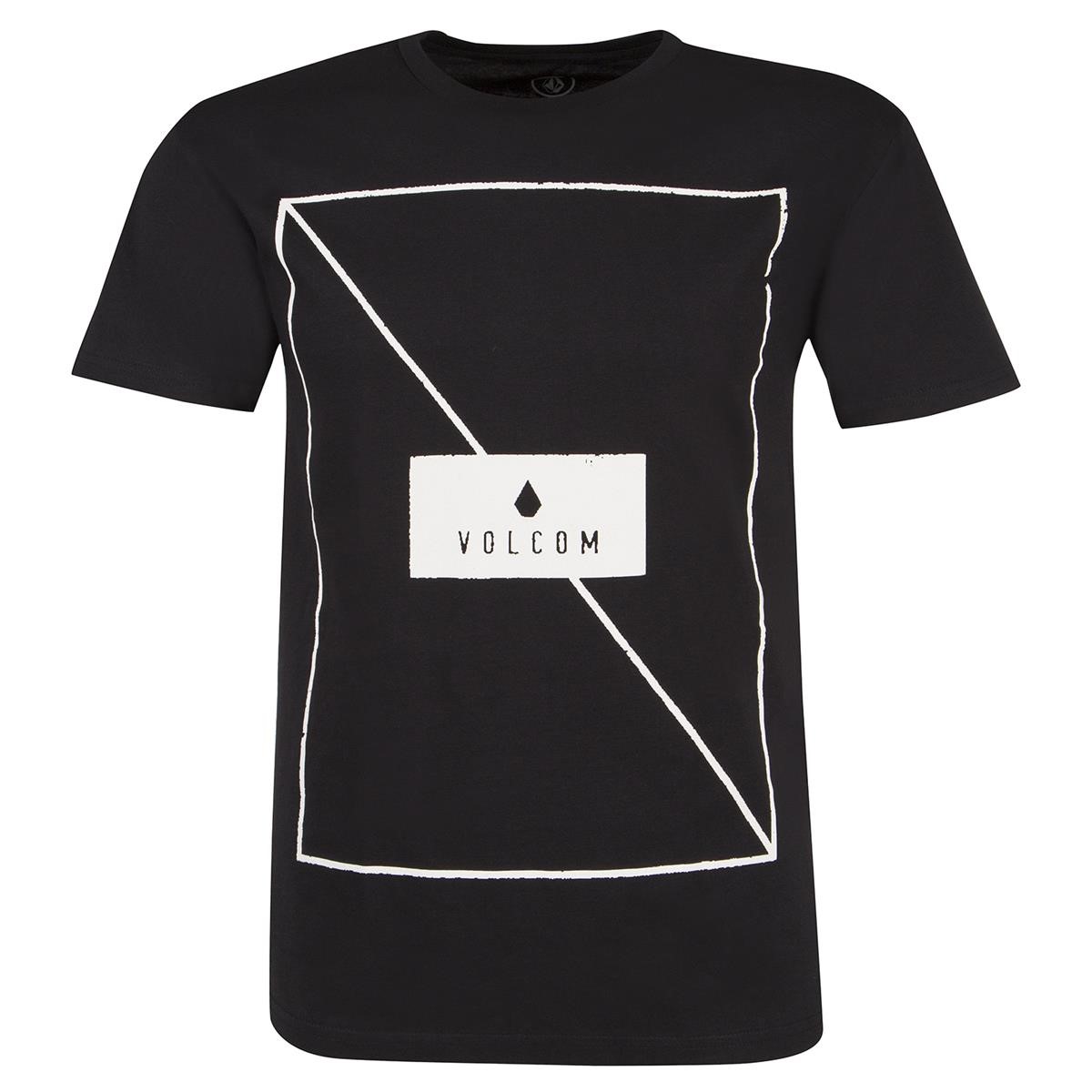 Volcom T-Shirt Line Through Black