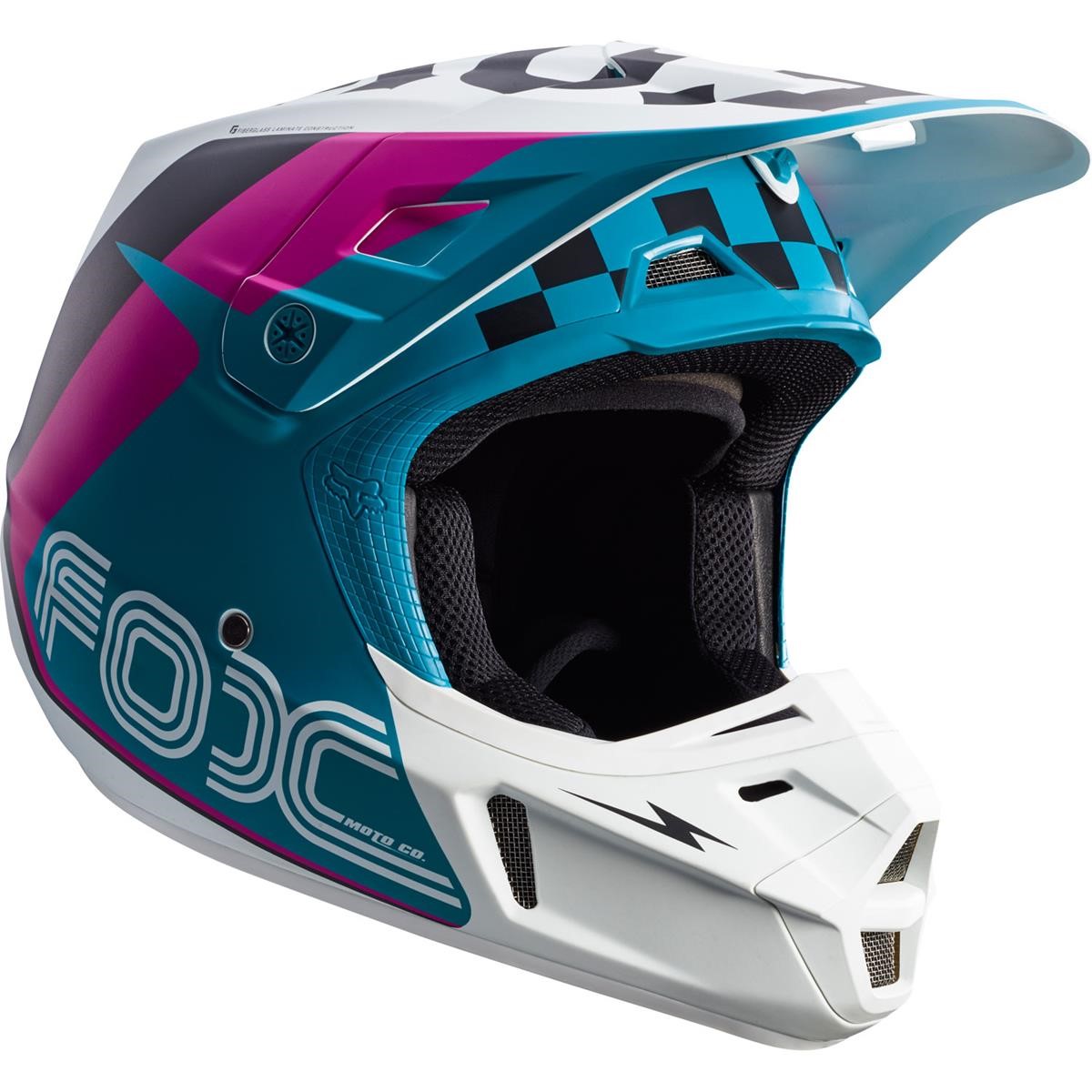 Fox Helmet V2 Rohr - Teal
