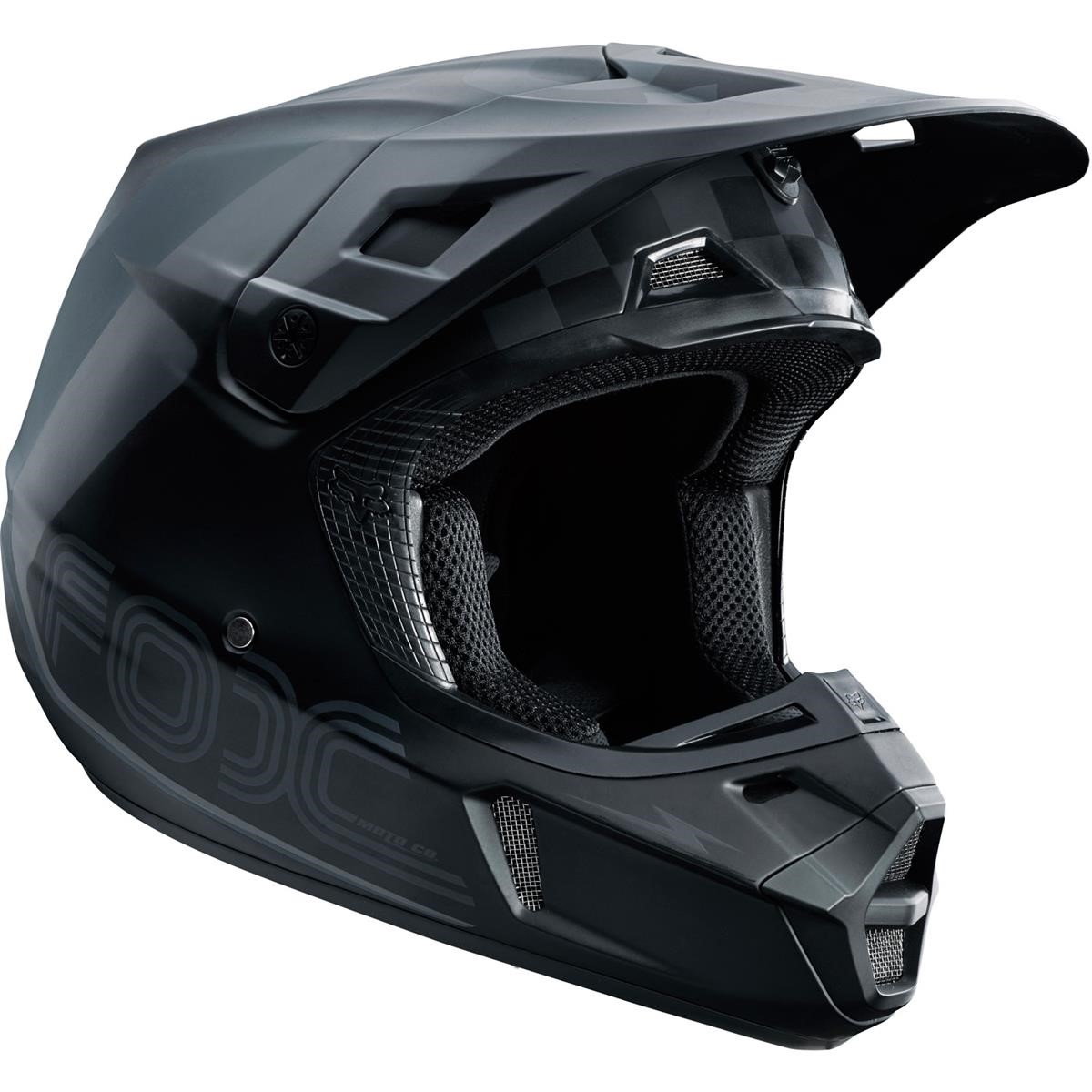 Fox Helmet V2 Rohr - Black/Gray