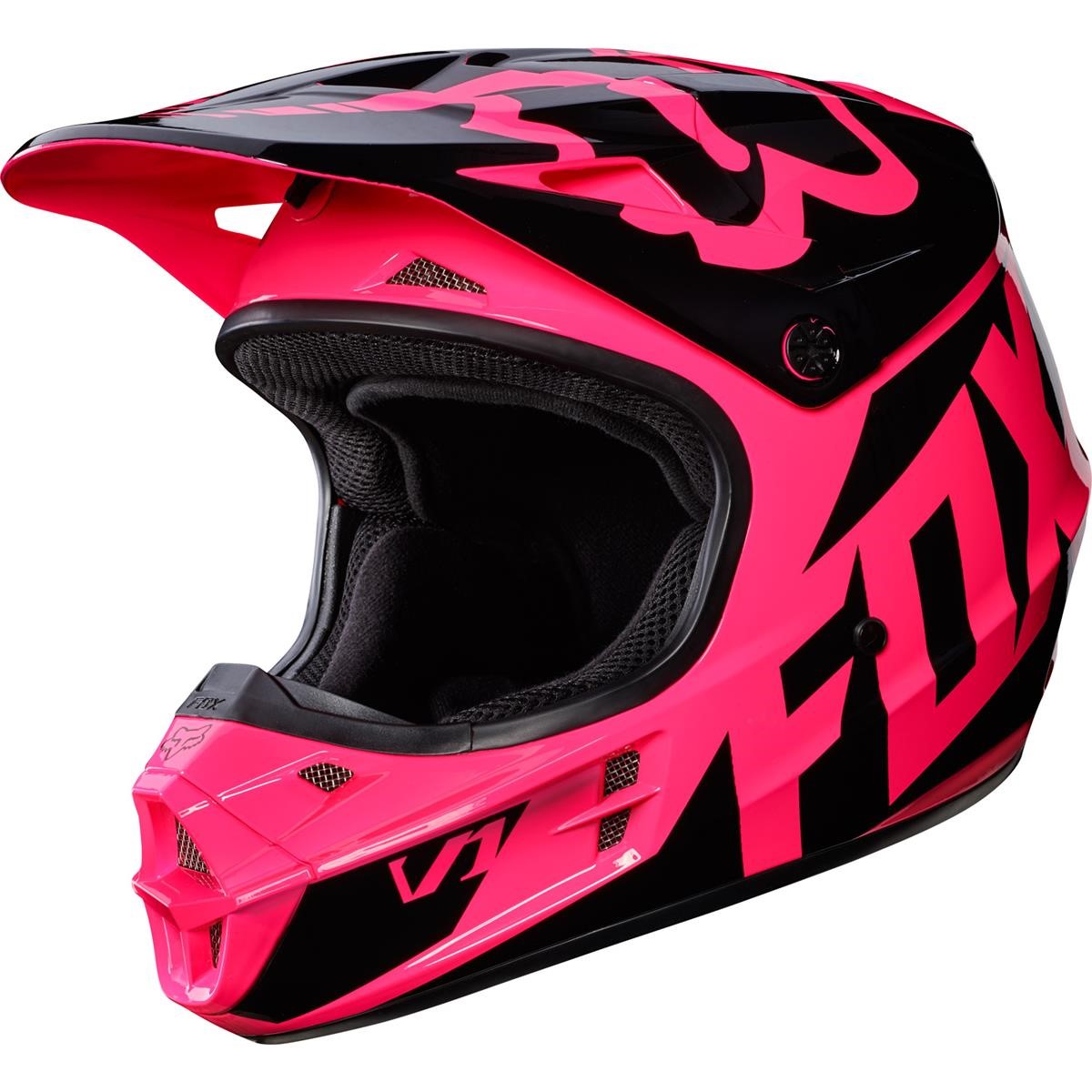 Fox Motocross-Helm V1 Race Pink