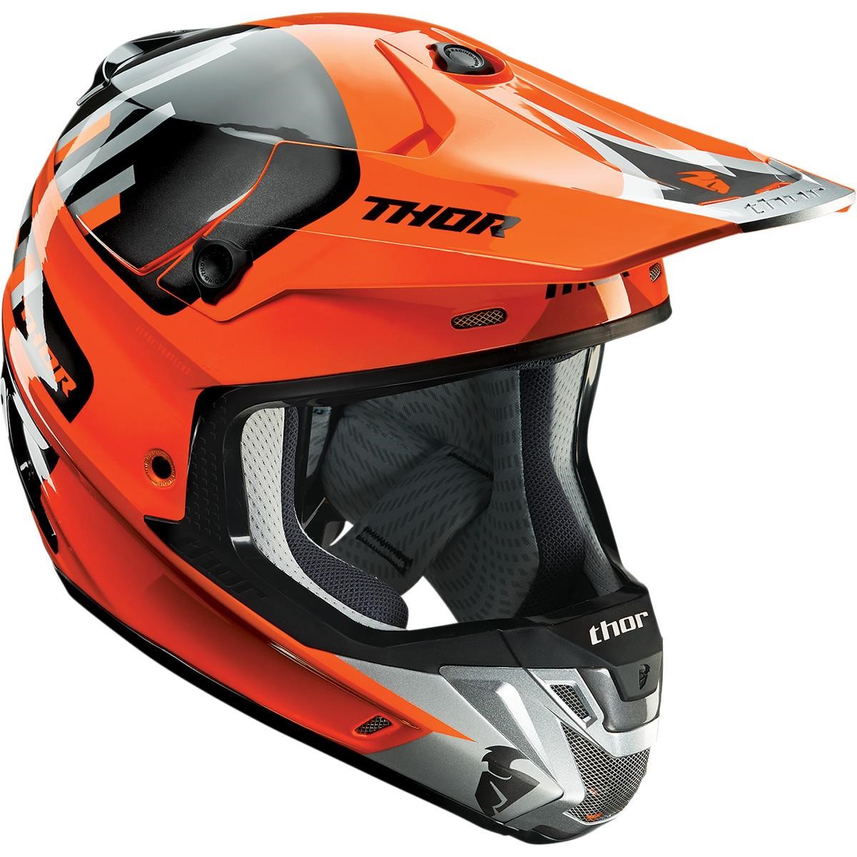Thor Helmet Verge Vortechs Flo Orange/Grey
