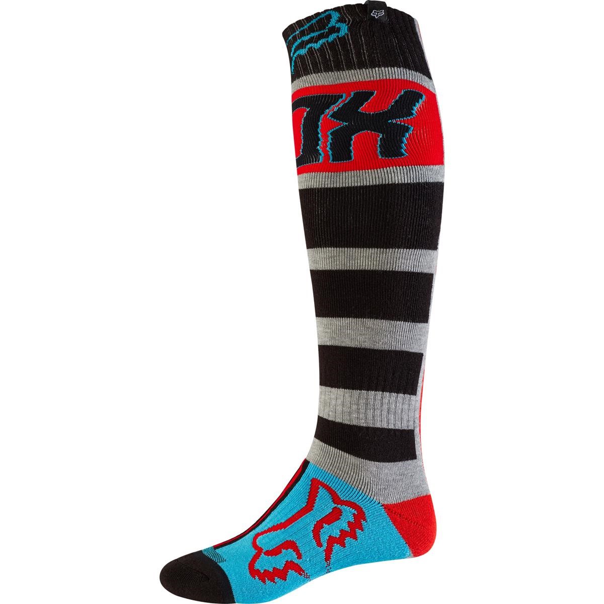 Fox Chaussettes FRI Falcon Thick Grey/Red, Thick