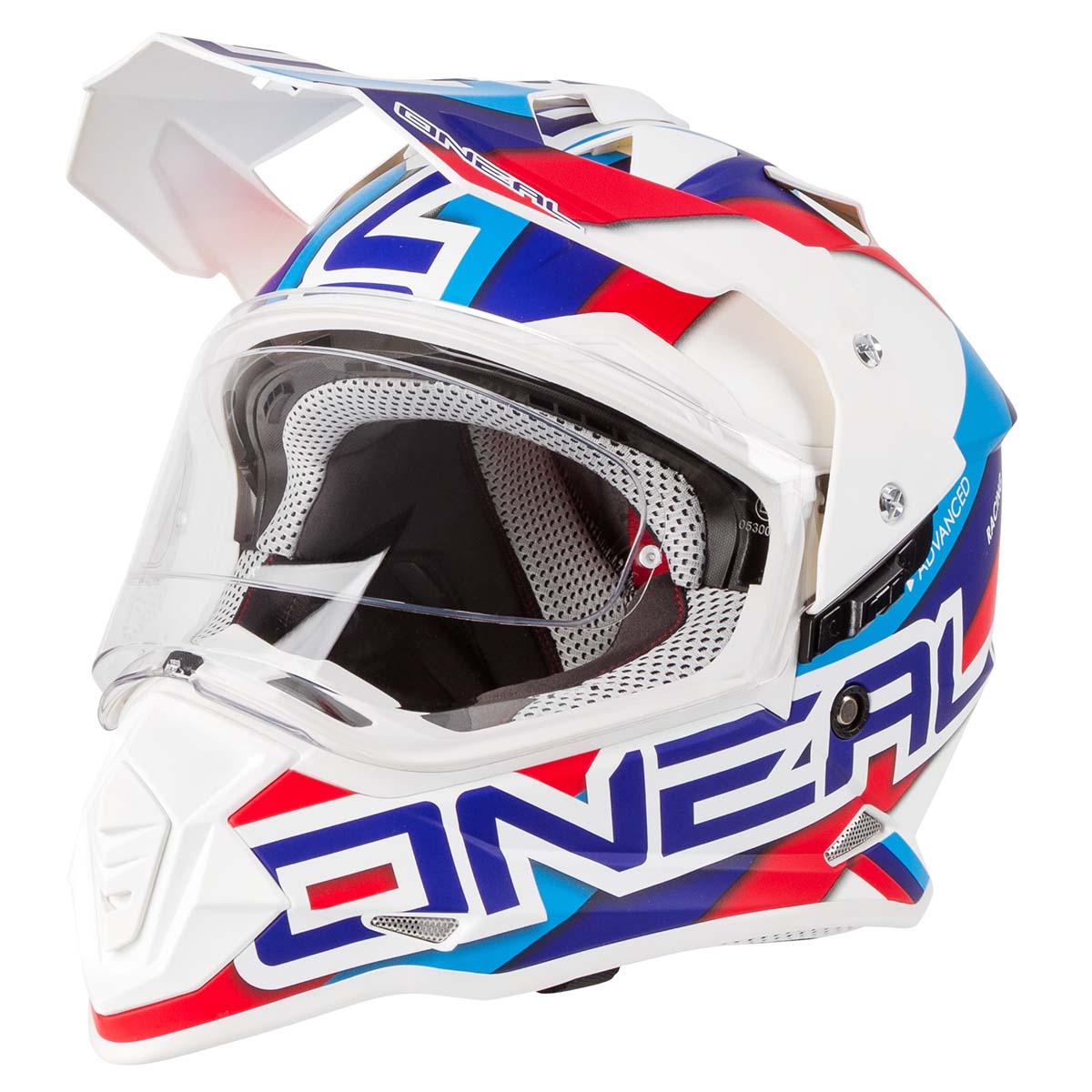 O'Neal MX Helmet Sierra II Circuit White/Blue