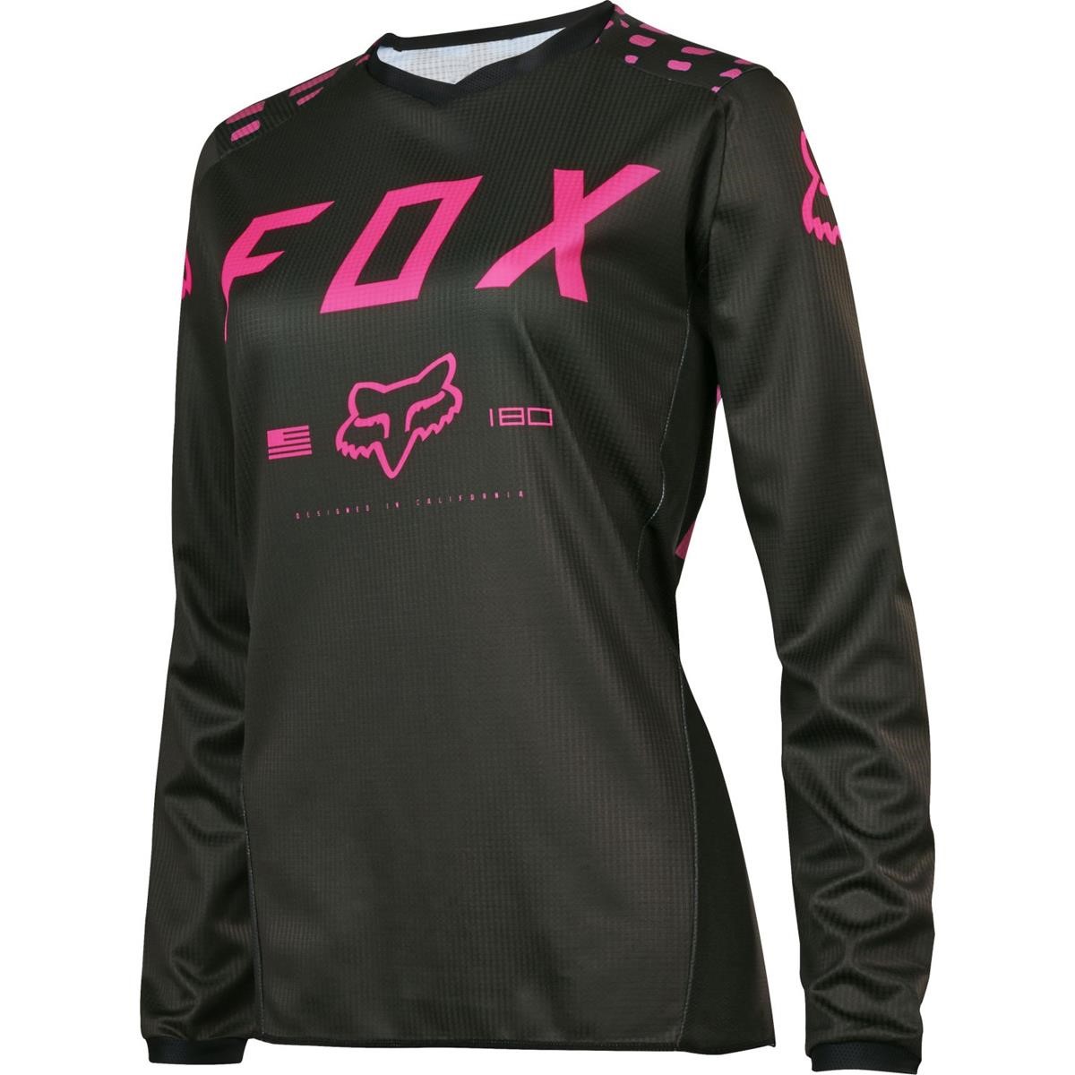 Fox Femme Maillot MX 180 Black/Pink