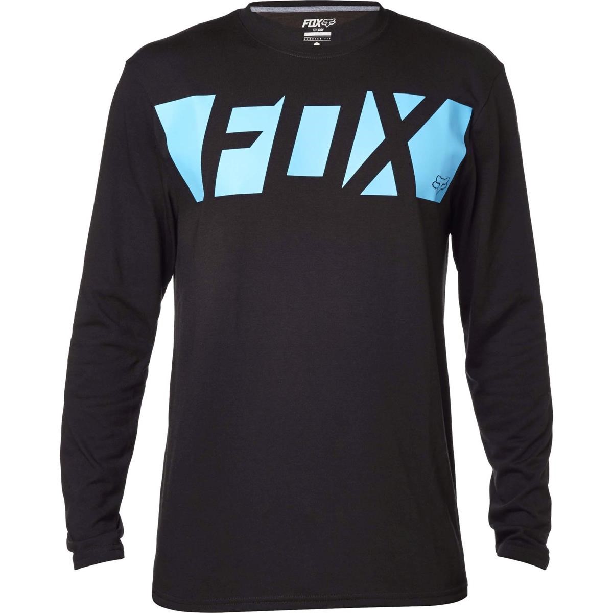 Fox T-Shirt Manica Lunga Cease Black