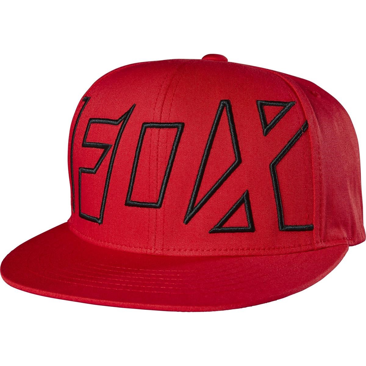 Fox Cappellino Snap Back Crisis Flame Red