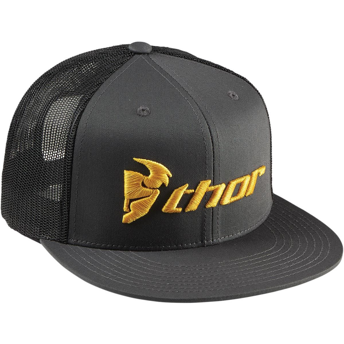 Thor Casquette Snap Back Trucker Charcoal/Yellow