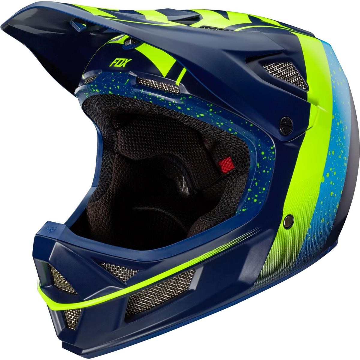 Fox Downhill MTB Helmet Rampage Pro Carbon Kroma Navy