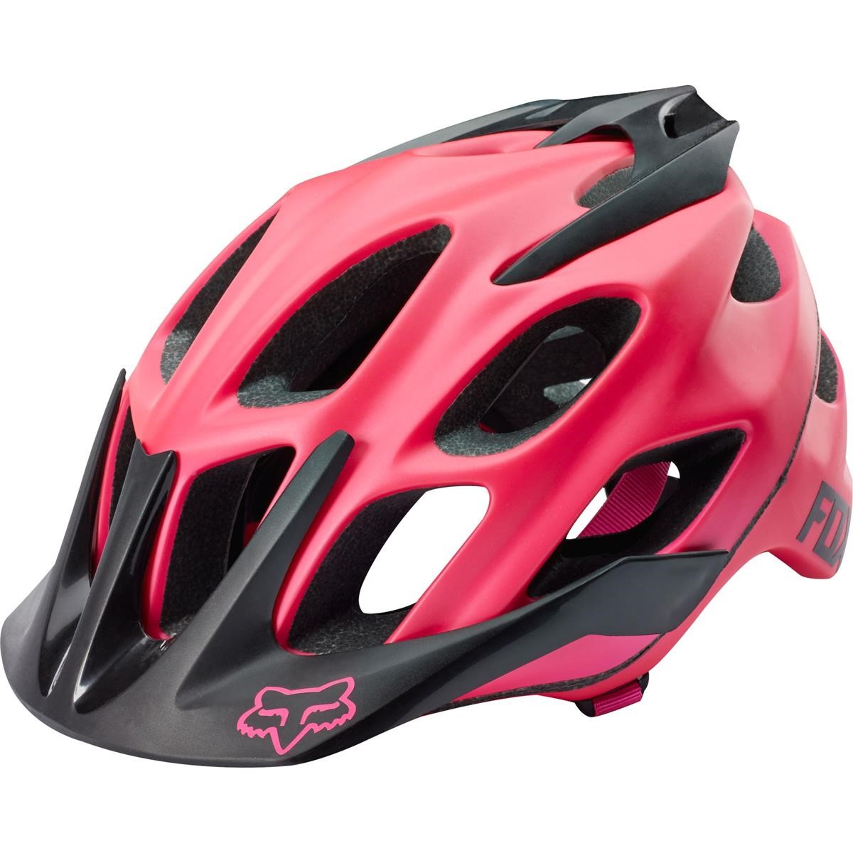 Fox Girls Trail-MTB Helm Flux Schwarz/Pink