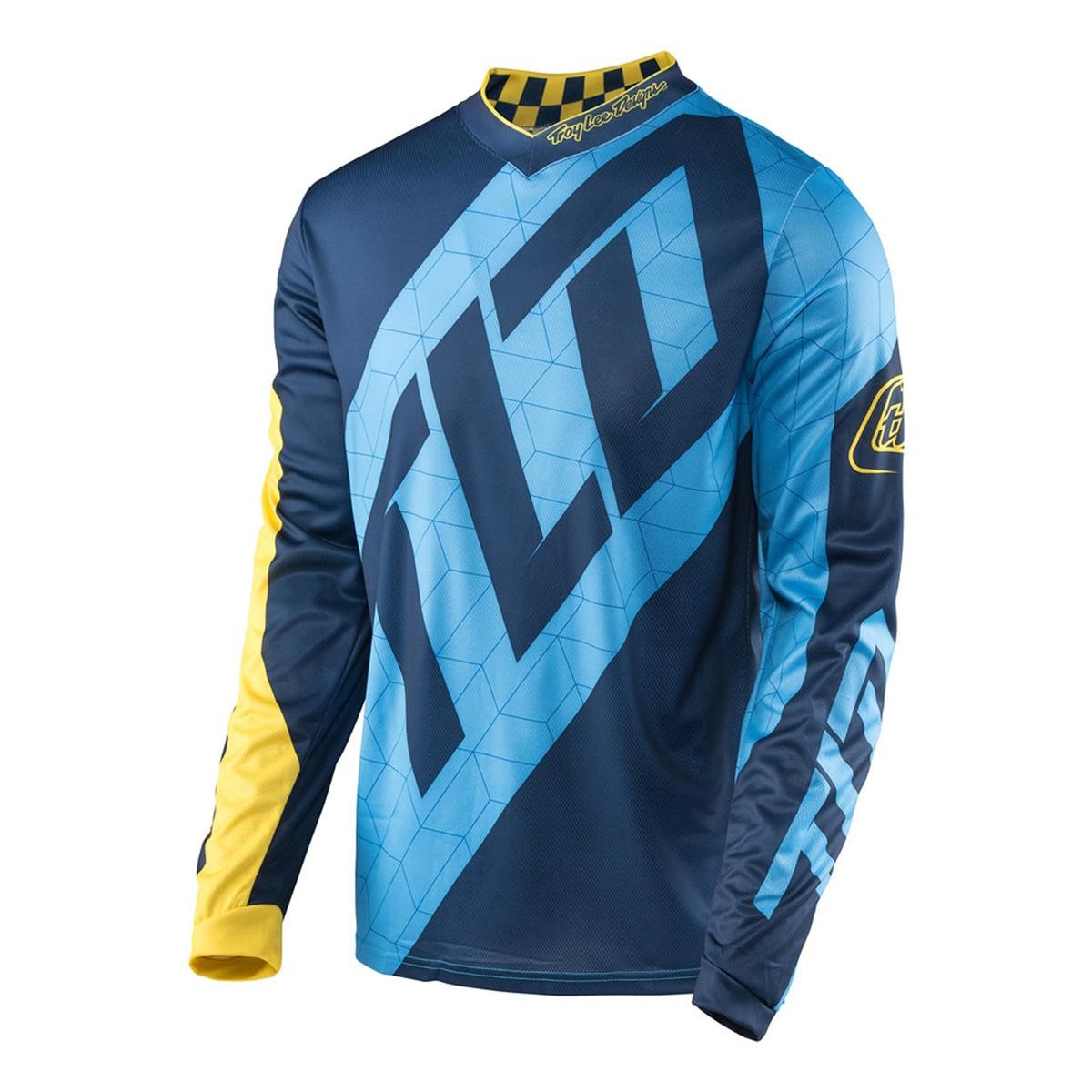 Troy Lee Designs Maillot MX GP Quest - Blue/Yellow