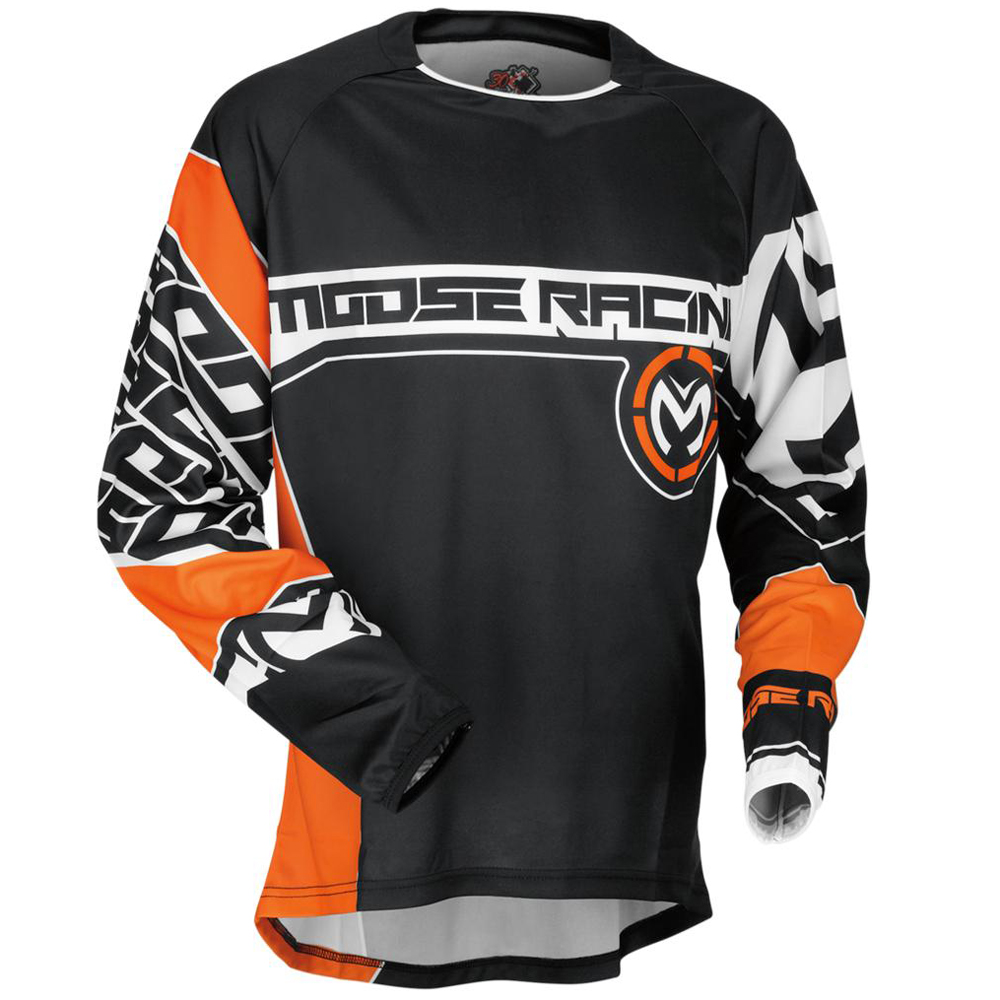 Moose Racing Jersey Qualifier Black/Orange/White